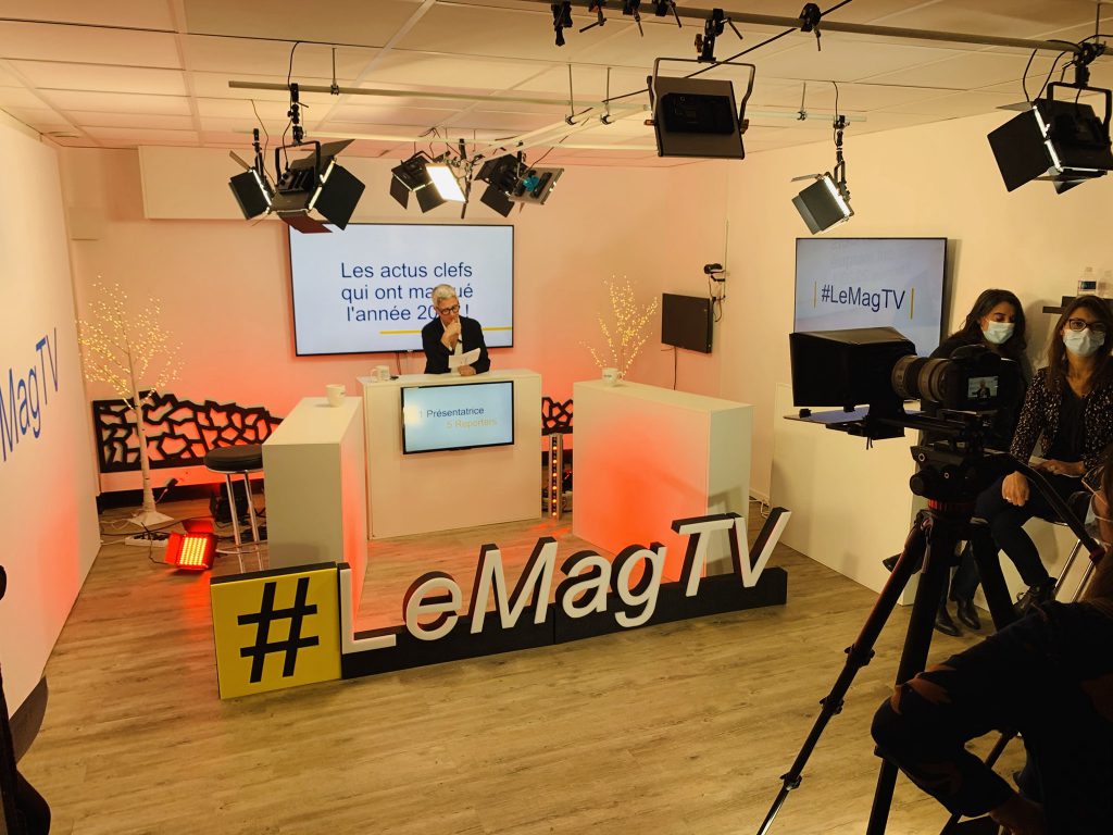 Le Mag TV emission plateau TV - caméra